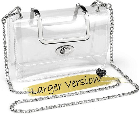 COROMAY Clear Purse for Women, Clear Crossbody Bag, Clear Stadium Purse Handbags in Saudi Arabia