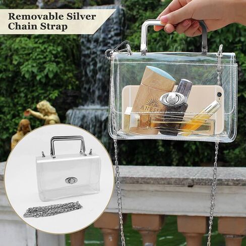 COROMAY Clear Purse for Women, Clear Crossbody Bag, Clear Stadium Purse Handbags in Saudi Arabia