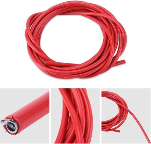 Bicycle Shifting Cable,Lightweight, Wearable Bike Derailleur Cable Derailleur Line 4mm Bike Wires for Road MTB Bikes Replacemet Acessory(Black) Bicycle And Spare Parts in Saudi Arabia