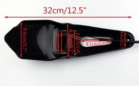 ZW Homeland Rear Fender Brake Tail Light LED Lamp Red with Bracket For Motorcycle Motocross Dirt Bike XR CRF KLX Enduro EXC Mountain Bike Stalls (Red Lens) in Saudi Arabia