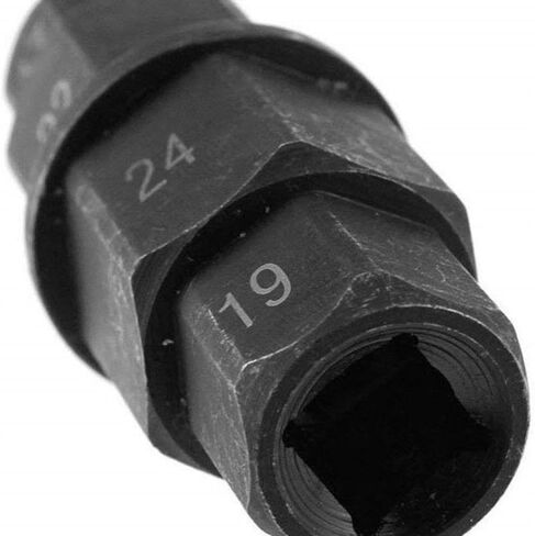 أداة المحور السداسي لعجلة المحور الأمامي للدراجات النارية، 12 14 17 19 22 24 مم 6 في 1 للدراجة النارية أداة محول مأخذ التوصيل لمحور المغزل 3/8 بوصة in Kuwait