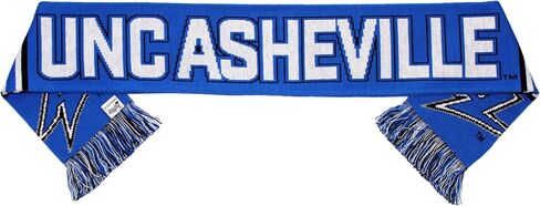 UNC Asheville Scarf - UNC Asheville Bulldogs Knitted in Saudi Arabia