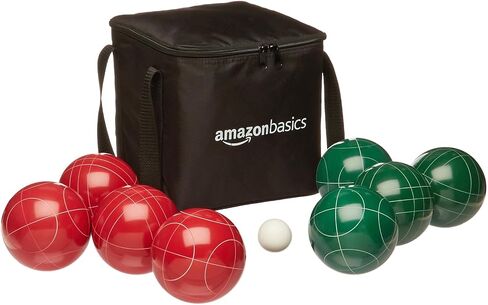 Amazon Basics Bocce Ball Outdoor Yard Games Set with Soft Carrying Case in Saudi Arabia