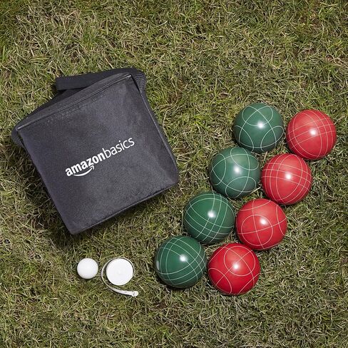 Amazon Basics Bocce Ball Outdoor Yard Games Set with Soft Carrying Case in Saudi Arabia