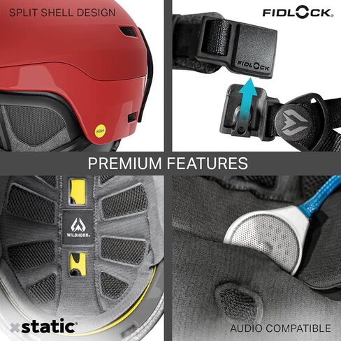 خوذة التزلج Wildhorn Outfitters Highline للنساء والرجال والشباب - المورد الرسمي لفريق التزلج الأمريكي MIPS Helmet - خوذة التزلج على الجليد in Kuwait