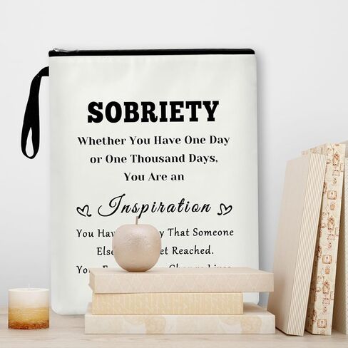 هدايا الرصانة غلاف الكتاب غلاف الكتاب القراء هدايا التعافي من الإدمان حقيبة حامي الكتاب للأغلفة الورقية هدايا AA الرصانة للنساء محبي الكتب قارئ دودة الكتب هدايا عيد الميلاد in Kuwait