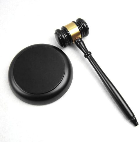 مجموعة مكعبات المطرقة الخشبية، مطرقة مزاد خشبية للقاضي لبيع مزاد المحامي (كما هو موضح) in Kuwait