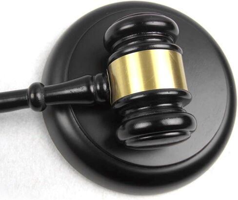 مجموعة مكعبات المطرقة الخشبية، مطرقة مزاد خشبية للقاضي لبيع مزاد المحامي (كما هو موضح) in Kuwait