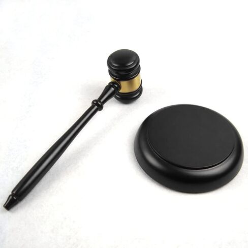 مجموعة مكعبات المطرقة الخشبية، مطرقة مزاد خشبية للقاضي لبيع مزاد المحامي (كما هو موضح) in Kuwait