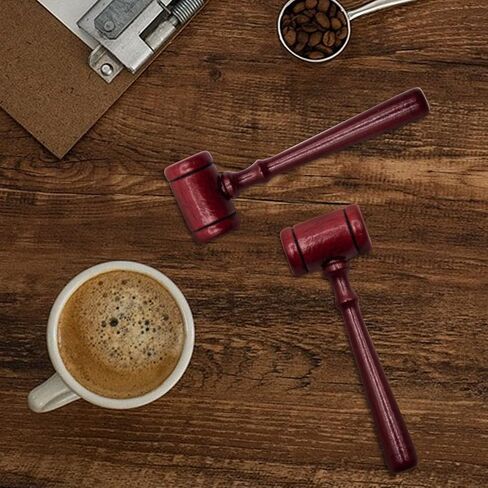 5pcs 10.92cm/4.3in Judge Gavel Wooden Judge Costume Cosplay Props Adult Mini Auction Lawyer Judge Gavel in Saudi Arabia