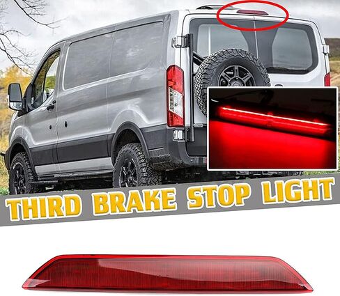 LED Third Brake Light Cargo Light High Mount Stop Light for Ford Transit 150 250 350 MK8 Custom 1899968 Rear Central High Level Brake Light Lamp Replacement in Saudi Arabia