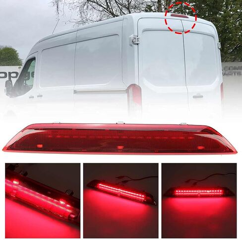 LED Third Brake Light Cargo Light High Mount Stop Light for Ford Transit 150 250 350 MK8 Custom 1899968 Rear Central High Level Brake Light Lamp Replacement in Saudi Arabia