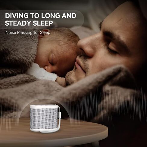 Mini Portable Sound Machine for Sleeping w/ 21 Relaxing Sounds & Headphone Jack & Memory & Timer, Travel White Noise Sound Machine for Sleep,Travel,On the Go,Office, Sleep Aid for Adults,Baby in Saudi Arabia