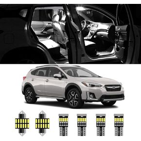 AWALITED 6pcs XV Crosstrek Interior LED Lights Kit Ultra Bright Map Dome LED Replacement Bulbs for 2013-2021 Subaru XV Crosstrek all Cab Sizes
