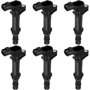 DRIVESTAR UF270 Ignition Coil Pack and Iridium Spark Plug for Dodge Ram 1500 Durango Dakota, for Jeep Grand Cherokee Commander, for Mitsubishi Raider Coils Pack 3.7L V6
