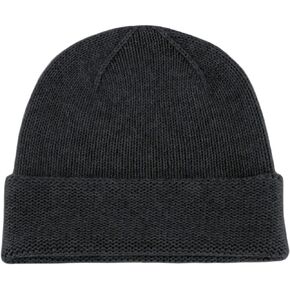 Shorts of Hawick Men's 100% Cashmere Beanie Hat - Charcoal Gray - Made in Scotland by Love Cashmere