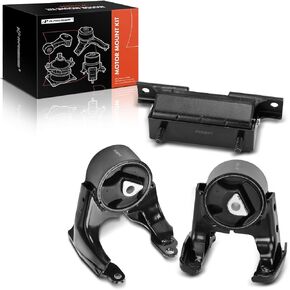 A-Premium 3PCS Engine Motor Mount and Transmission Mount Set Compatible with Chevrolet Colorado 2004-2012 & GMC Canyon 2004-2012 & Isuzu i-350 2006, i-370 2007-2008, 2.8L 2.9L 3.5L 3.7L