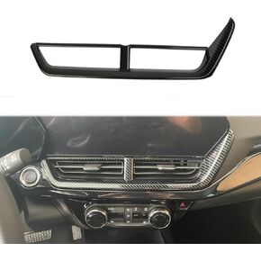 Korlot Carbon Fiber Style Center Console AC Vent Cover Trim Accessories for Chevy Trax 2024