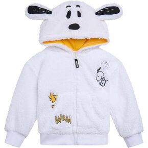 PEANUTS Cozy Sherpa Cosplay Hoodie Newborn to Big Kid Sizes (0-3 Months - 18-20)