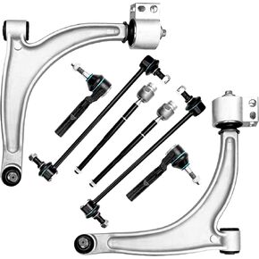 JLEO Front Lower Control Arm with Ball Joint Suspension Kit Set Replacement for Chevrolet Malibu 2004-2012,for Pontiac G6 2005-2010,for Saturn Aura 2007-2009