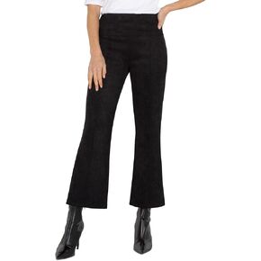 Liverpool Women's Pearl Crop Flare Hi Rise Sueded Scuba