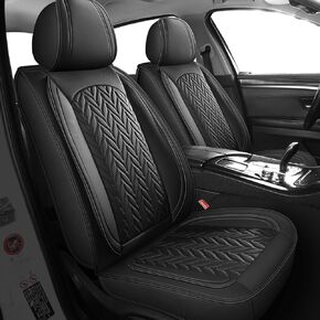 MIROZO Seat Covers,Universal Car Seat Covers Full Set Vehicle Seat Covers Automotive Seat Covers for Most Sedan, Truck and SUV for Elantra Sonata Sportage CRV Accord Chevy (Full Set, Black and Blue)