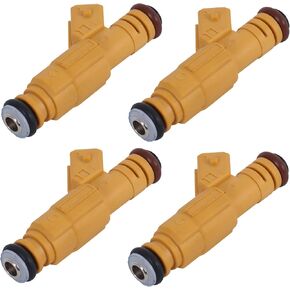 Fuel Injector Set of 4 Compatible for 1987-1998 Jeep Cherokee Wrangler 2.5L EV1 Replaces 0280155700