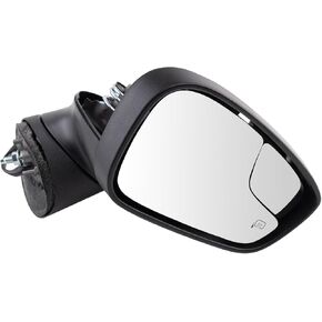 TRQ Right Mirror with Heat Passenger Side Compatible with 2011-2013 Ford Fiesta FO1321459