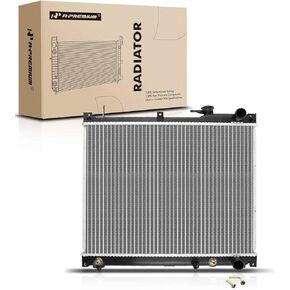 A-Premium Engine Coolant Radiator with Transmission Oil Cooler Compatible with Suzuki Vitara 1999-2002 L4 1.6L, Vitara 1999-2003 L4 2.0L