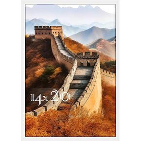 Picrit 16x24 Picture Frame, Photo Frame for Wall Mounting Diaplay, Black