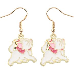 BAUNA Animated Movies Inspire Marie Cat Earring Aristcat Cat Anime Cartoon Cosplay Jewelry for Fans