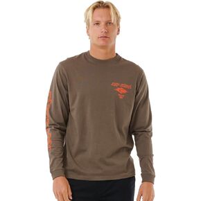 Rip Curl Men's Fade Out Icon Long Sleeve T-Shirt