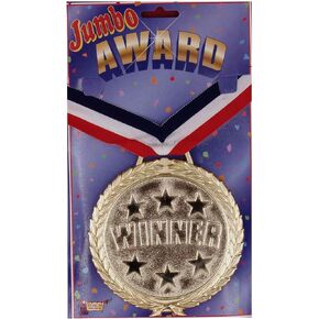 Forum Novelties Jumbo Award Winner Medallion Novelty Necklace