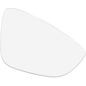 ACROPIX Car Rearview Mirror Passenger Right Side Heated Mirror Glass Replacement Fit for Volkswagen CC with Backing Plate - Pack of 1 White Glass