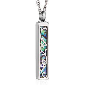 abooxiu Urn Necklaces for Ashes Stainless Steel Bar Ashes Necklaces for Women for Human Ashes Cremation Jewelry for Ashes Cremation Necklace for Ashes Necklace for Ash for Loved One