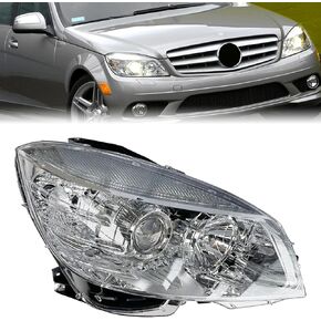 Headlight Compatible for Mercedes-Benz W204 C Class C300 C230 C350 2008 2009 2010 2011 (Right)