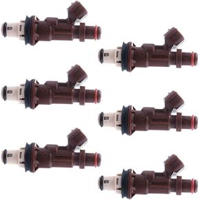 SCITOO For Toyota Fuel Injectors Kits 2 Hole OEM Brown Fuel Injector for 1999-2002 4Runner for 1999-2004 Tacoma for 2000-2004 Tundra 3.4L V6 Compatible with 23250-62040(Set of 6) Fuel Injectors