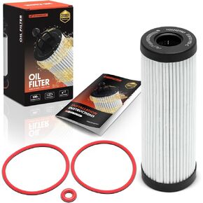 A-Premium 20K Miles Upgrated Protection Oil Filter Compatible with Ford & Lincoln Models - F-150, Explorer, Explorer, Edge, Mustang, Ranger, MKZ, MKX, Continental, Aviator, Nautilus, Edge