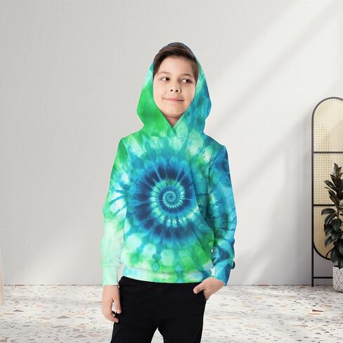 Boys Girls Pullover Hoodies, 3D Graphic Long Sleeve Sweatshirt with Pocket for Boys Teen Girls in Saudi Arabia