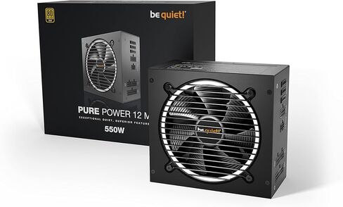 be quiet! Pure Power 12 850W Power Supply | 80 Plus Gold | ATX 3.1 | PCIe 5.1 GPU Support | Quiet PSU | 12V Rail | BP004US in Saudi Arabia