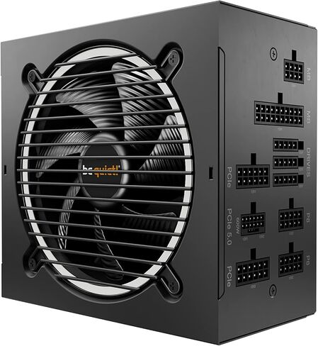 be quiet! Pure Power 12 850W Power Supply | 80 Plus Gold | ATX 3.1 | PCIe 5.1 GPU Support | Quiet PSU | 12V Rail | BP004US in Saudi Arabia