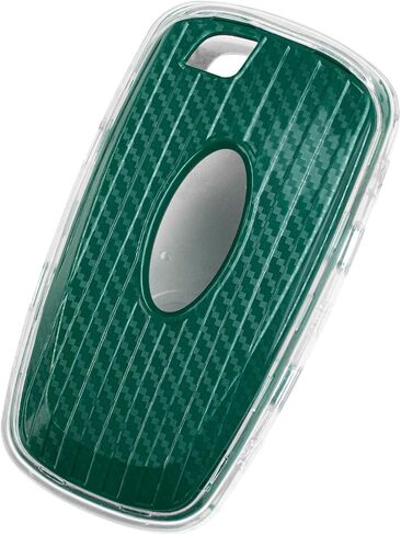 TANGSEN Key Fob Case غطاء TPU متوافق مع Ford Edge Focus ST ECOSPORT Expedition Explorer Fusion Mustang Ranger شفاف من ألياف الكربون الملمس 3 4 5 زر غطاء مفتاح واقٍ in Kuwait