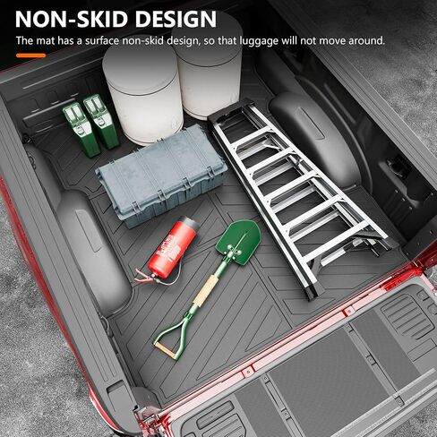 حصيرة الباب الخلفي powoq متوافقة مع 2021 2022 2023 2024 Ford F150 غطاء الباب الخلفي بطانة TPE بديلة لملحقات 2021 2022 2023 2024 Ford F150 (حصيرة الباب الخلفي) in Kuwait