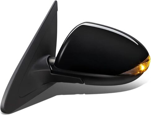 DNA Motoring OEM-MR-MA1321201 Right Passenger Powered Adjust Side Mirror w/Blind Spot Detection Compatible with 12-13 Mazda 3, Non-heated in Saudi Arabia