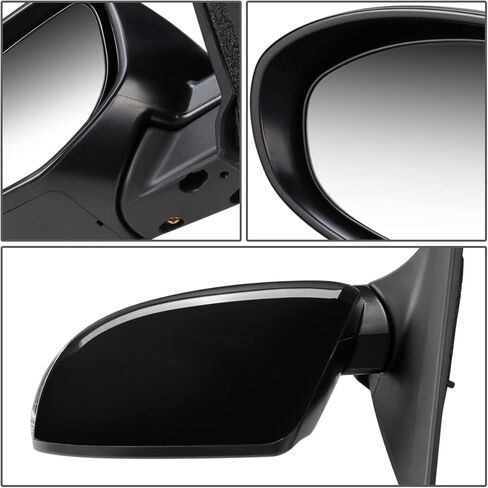 DNA Motoring OEM-MR-MA1321201 Right Passenger Powered Adjust Side Mirror w/Blind Spot Detection Compatible with 12-13 Mazda 3, Non-heated in Saudi Arabia