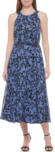 Tommy Hilfiger Women's Halter Neck Belted Midi Dress in Saudi Arabia