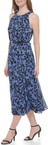 Tommy Hilfiger Women's Halter Neck Belted Midi Dress in Saudi Arabia