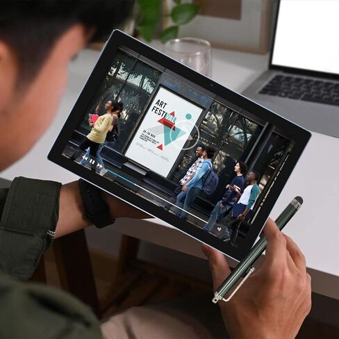 Tablet 10 Inch Android 13 Tablet, 2 in 1 Tablets, Include Keyboard Mouse Case Stylus, 64GB ROM+8GB RAM 1TB expandable 2MP+8MP Dual cameras, 5G WIFI-6 Bluetooth 6000mAh Battery 10.1" 1280*800 HD Tab in Kuwait