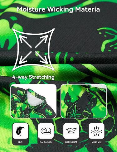 Yoimira Funny Golf Shirts for Men Short Sleeve, Hawaiian Men Polo Shirt Moisture Wicking Quick Dry Fit Print Casual in Saudi Arabia