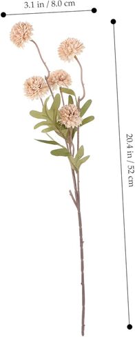 4Pcs Artificial Dandelion Flowers Arrangement for Home Decor Faux Dandelion Plants for Vases Wedding and Party Decorations Natural Look Ornament in Kuwait